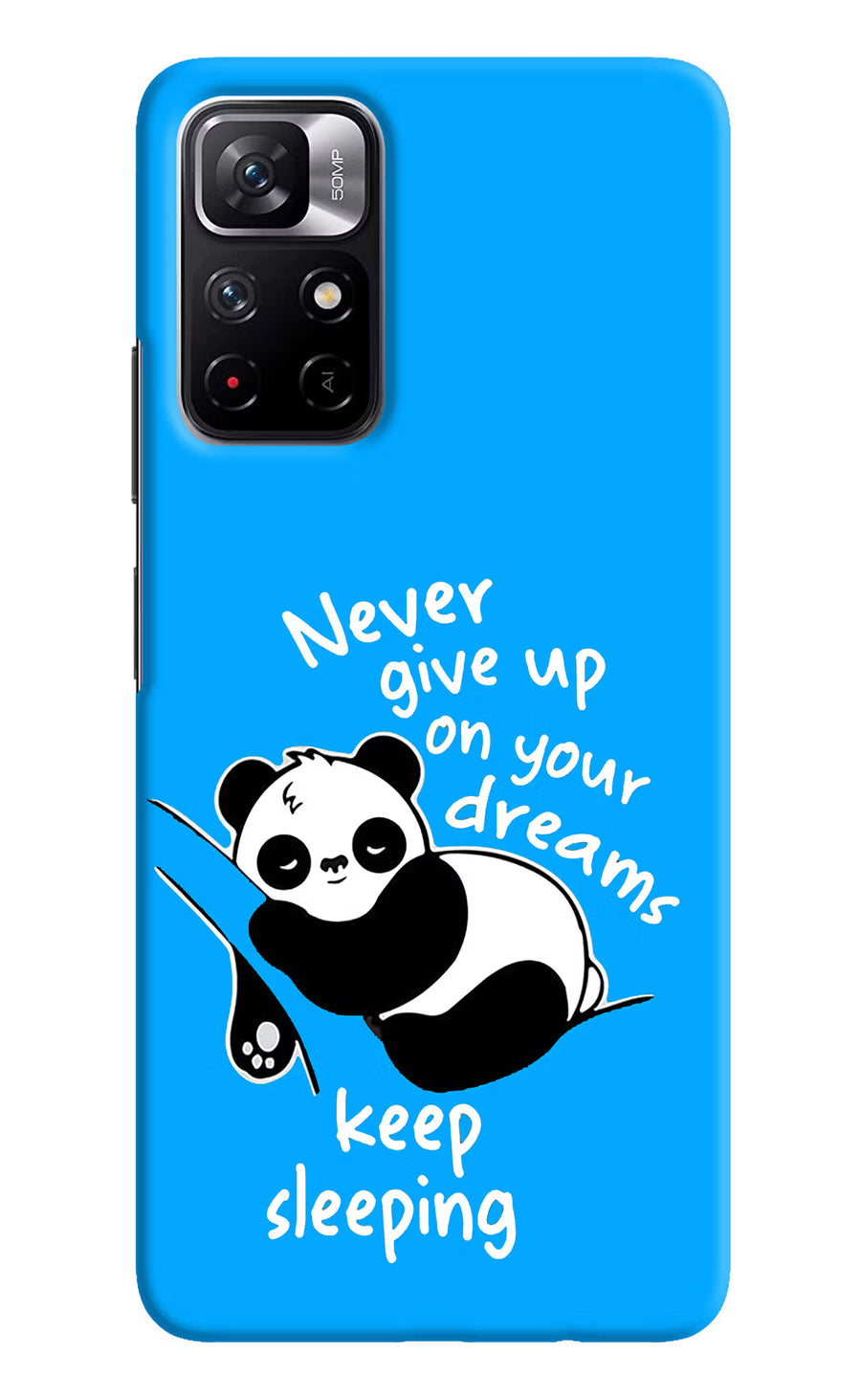 Keep Sleeping Poco M4 Pro 5G Back Cover, Hard case