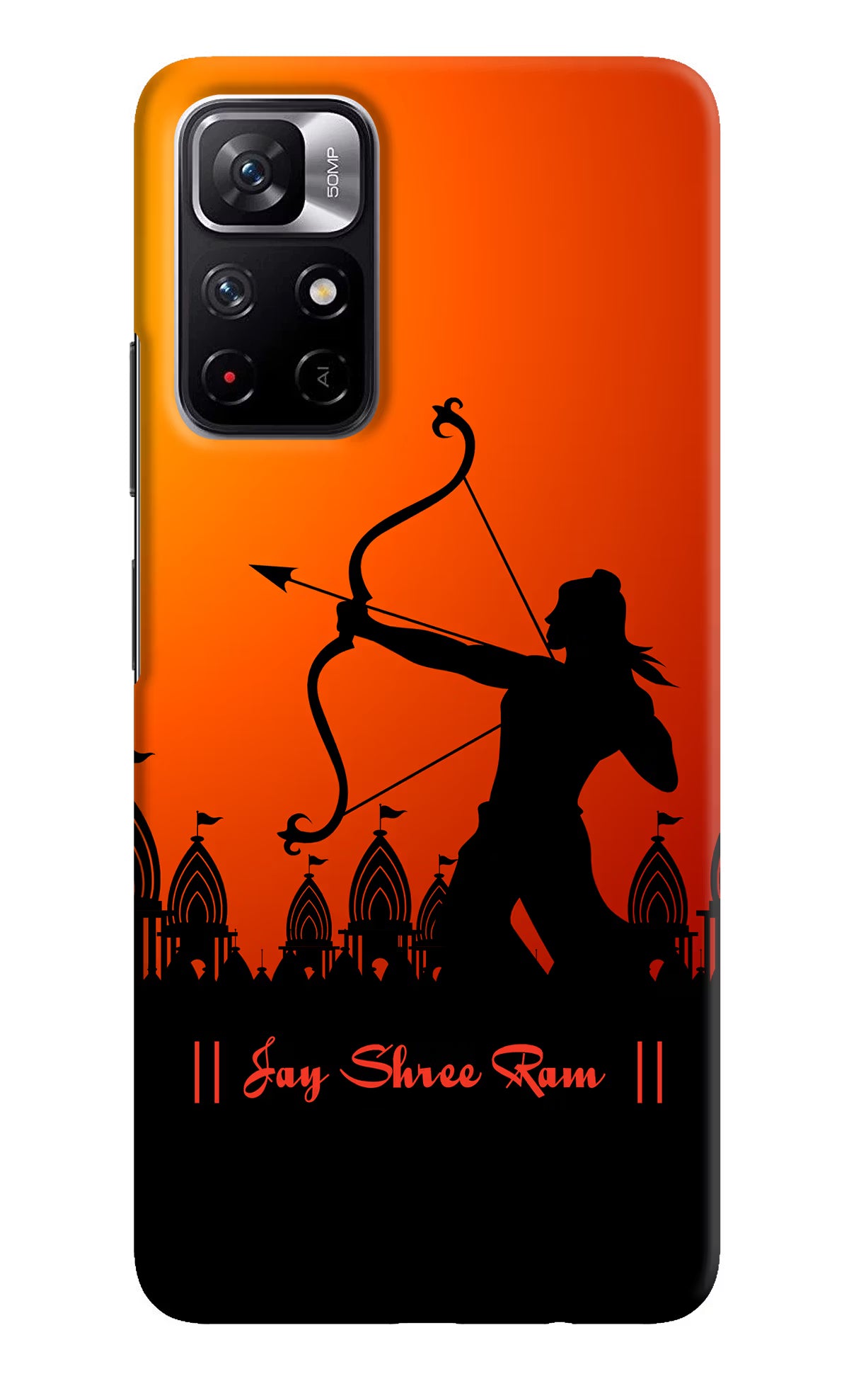 Lord Ram - 4 Poco M4 Pro 5G Hard Case Back Cover by Casekaro