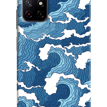 Blue Waves Poco M4 Pro 5G Hard Case Back Cover by Casekaro