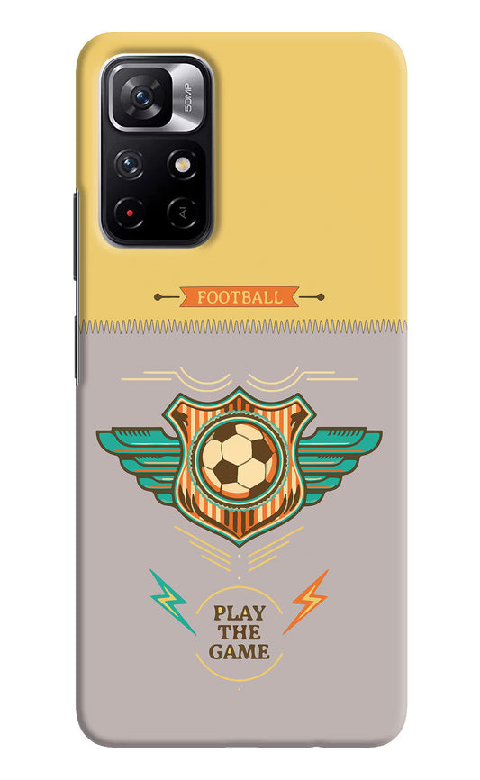 Football Poco M4 Pro 5G Hard Case Back Cover by Casekaro