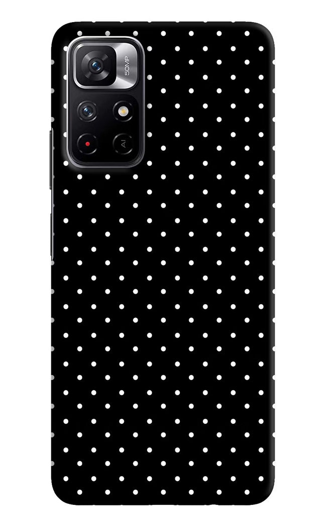 White Dots Poco M4 Pro 5G Hard Case Back Cover by Casekaro