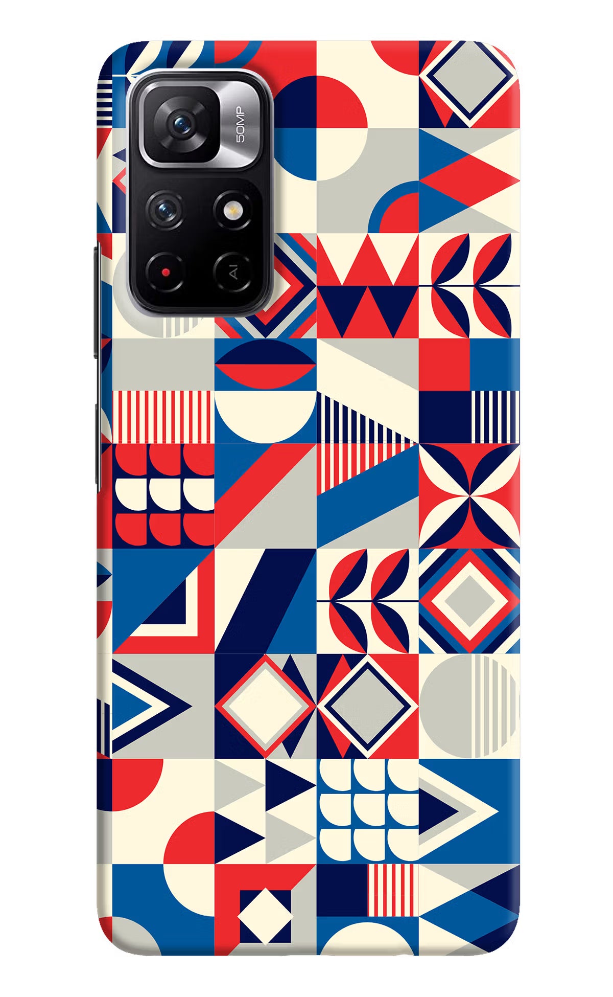 Colorful Pattern Poco M4 Pro 5G Hard Case Back Cover by Casekaro