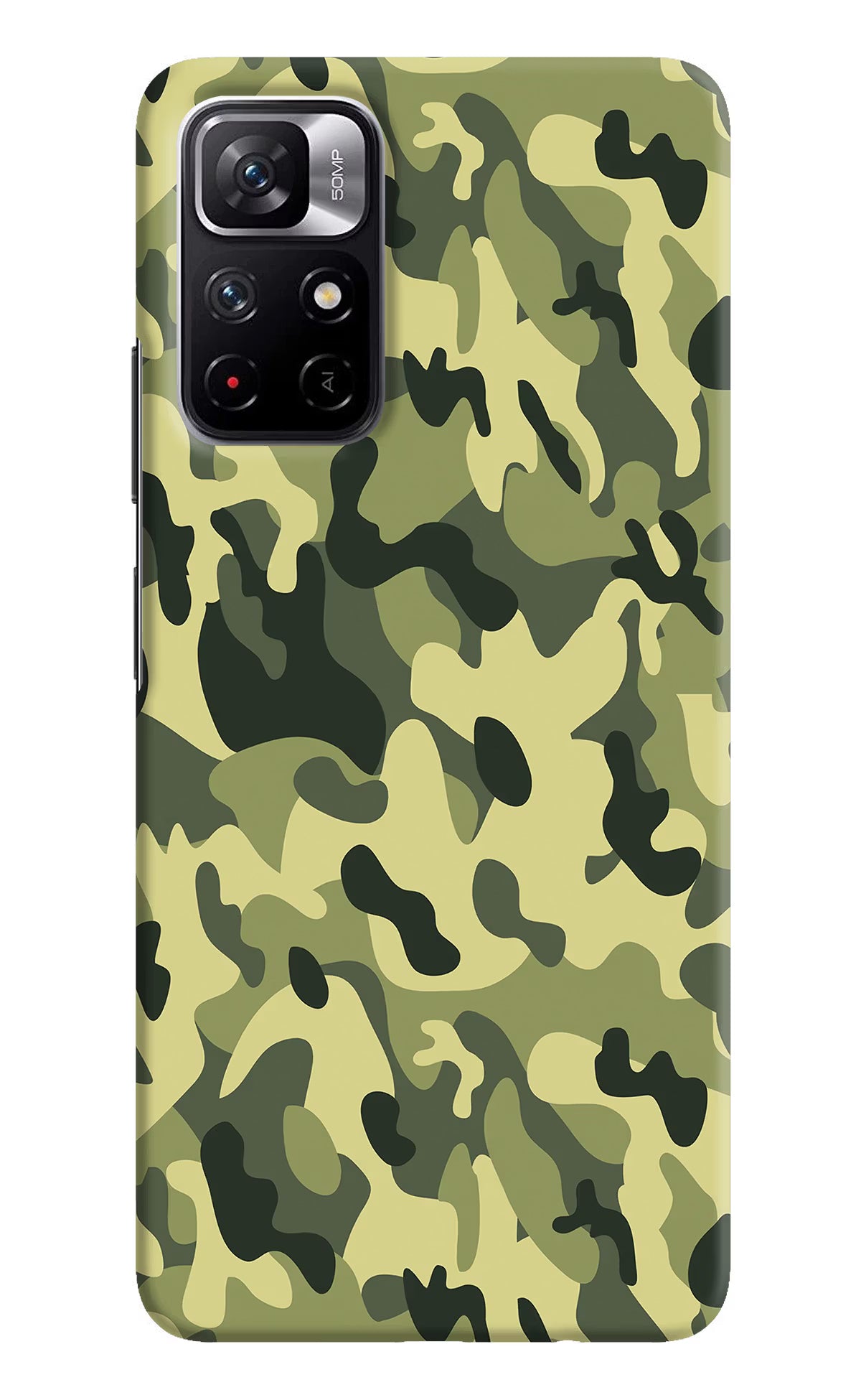 Camouflage Poco M4 Pro 5G Hard Case Back Cover by Casekaro