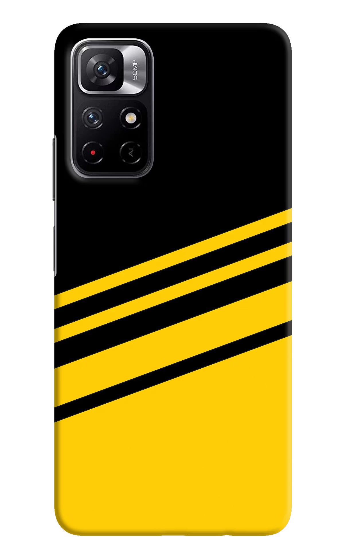 Yellow Shades Poco M4 Pro 5G Hard Case Back Cover by Casekaro