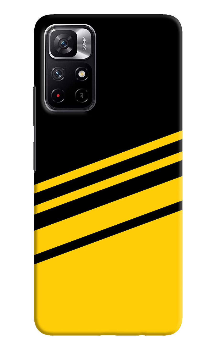 Yellow Shades Poco M4 Pro 5G Back Cover, Hard case