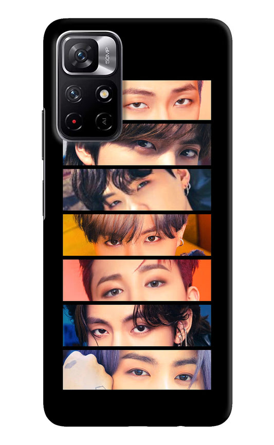 BTS Eyes Poco M4 Pro 5G Hard Case Back Cover by Casekaro