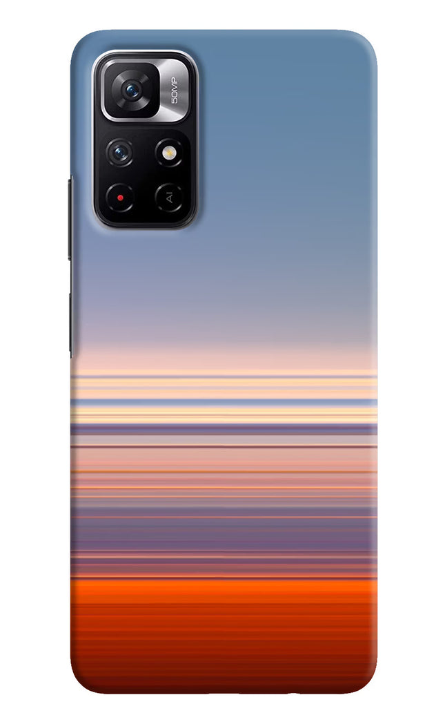 Morning Colors Poco M4 Pro 5G Hard Case Back Cover by Casekaro