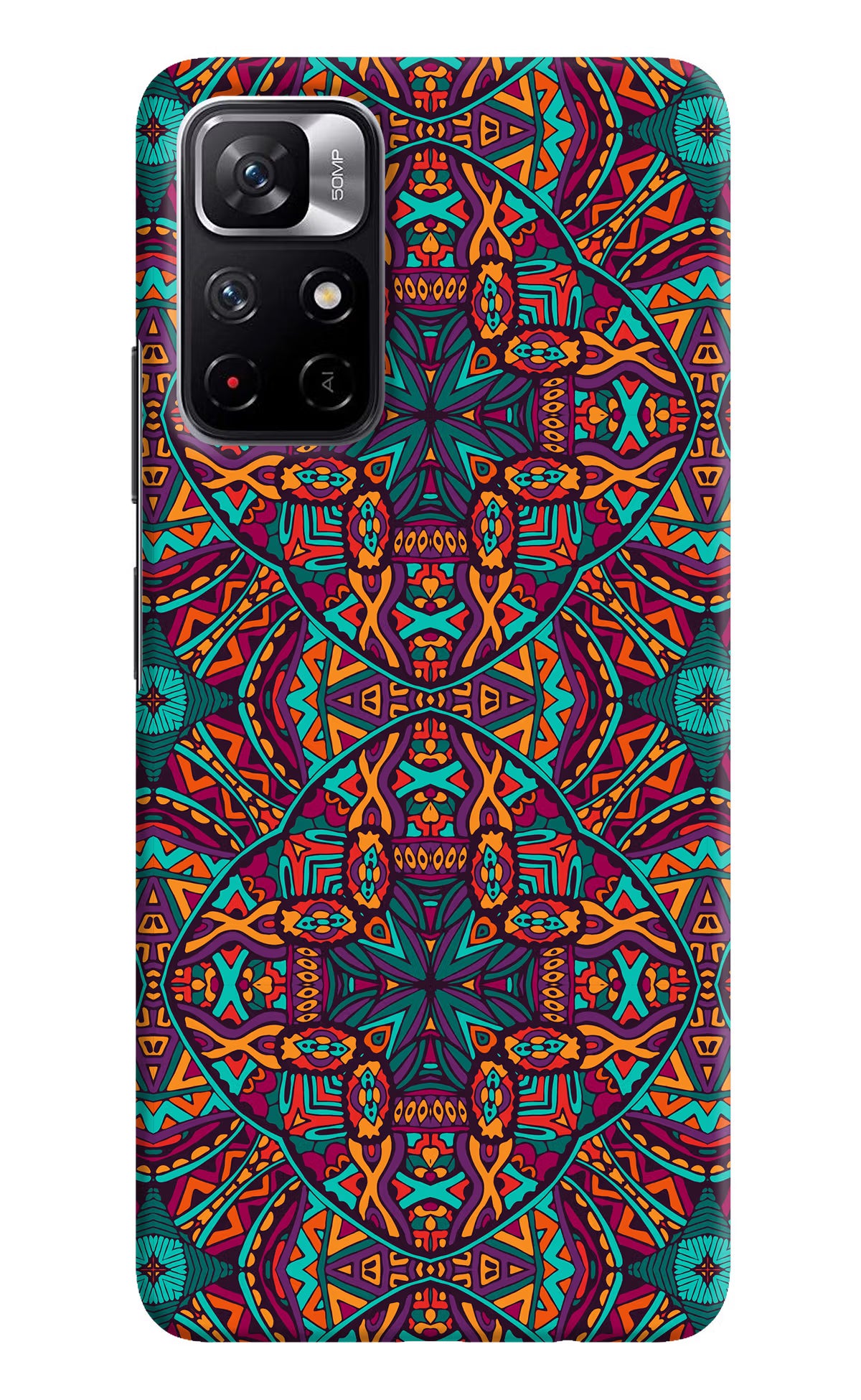 Colour Mandala Poco M4 Pro 5G Hard Case Back Cover by Casekaro