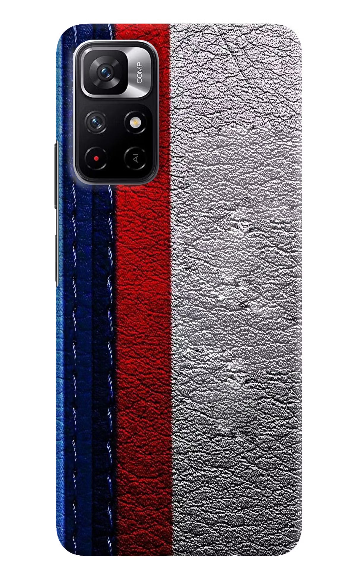 BMW Stripes Poco M4 Pro 5G Hard Case Back Cover by Casekaro