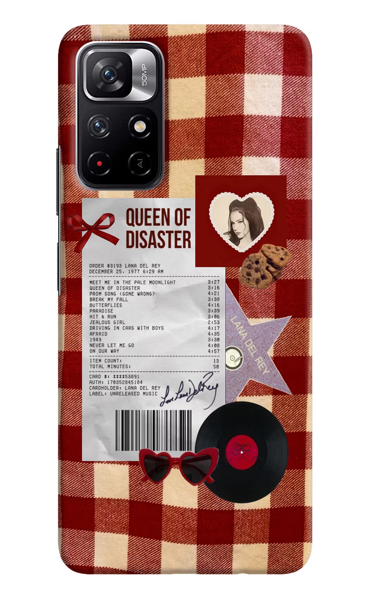 Queen of Disaster Poco M4 Pro 5G Hard Case Back Cover by Casekaro