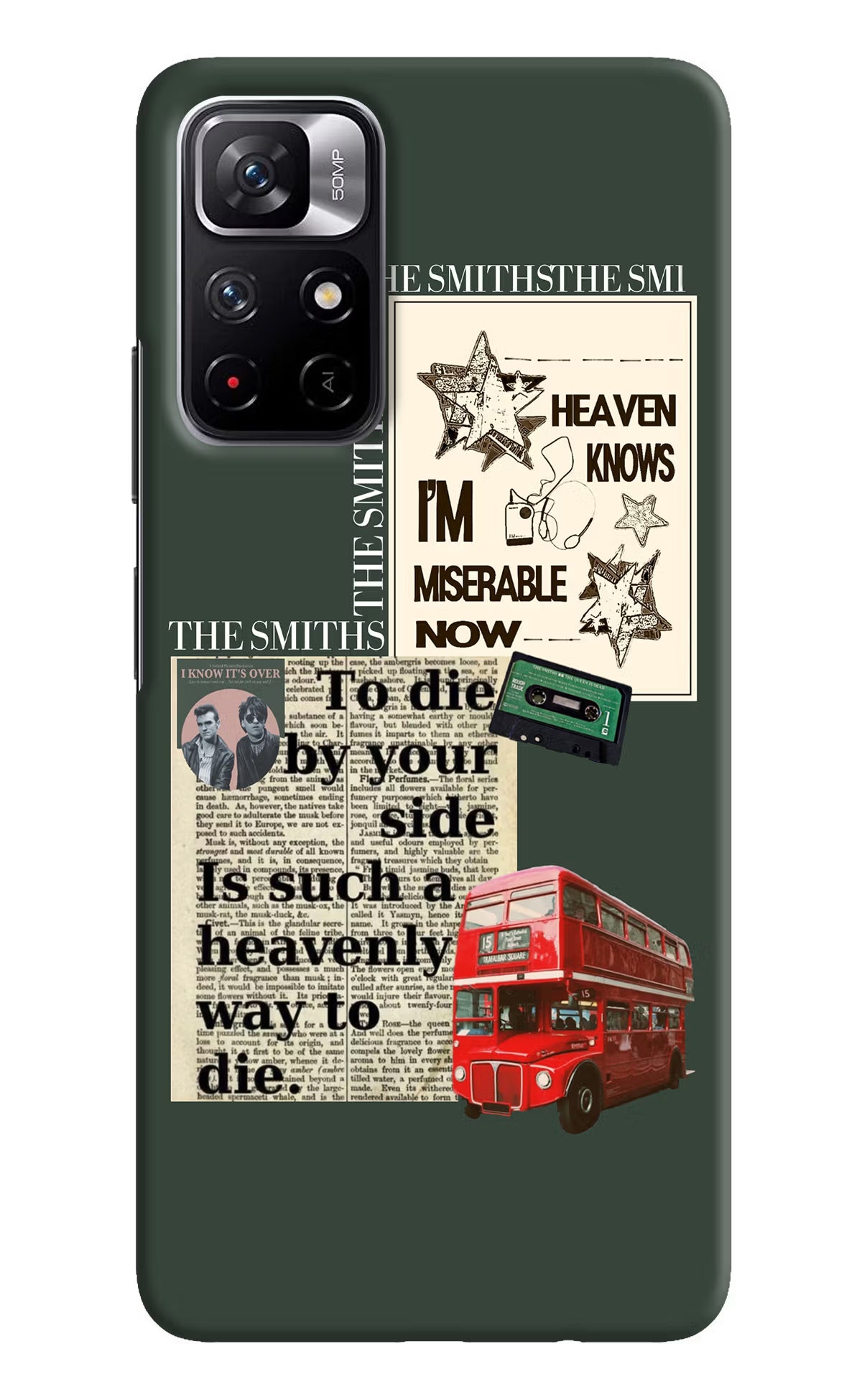 The Smiths Poco M4 Pro 5G Hard Case Back Cover by Casekaro
