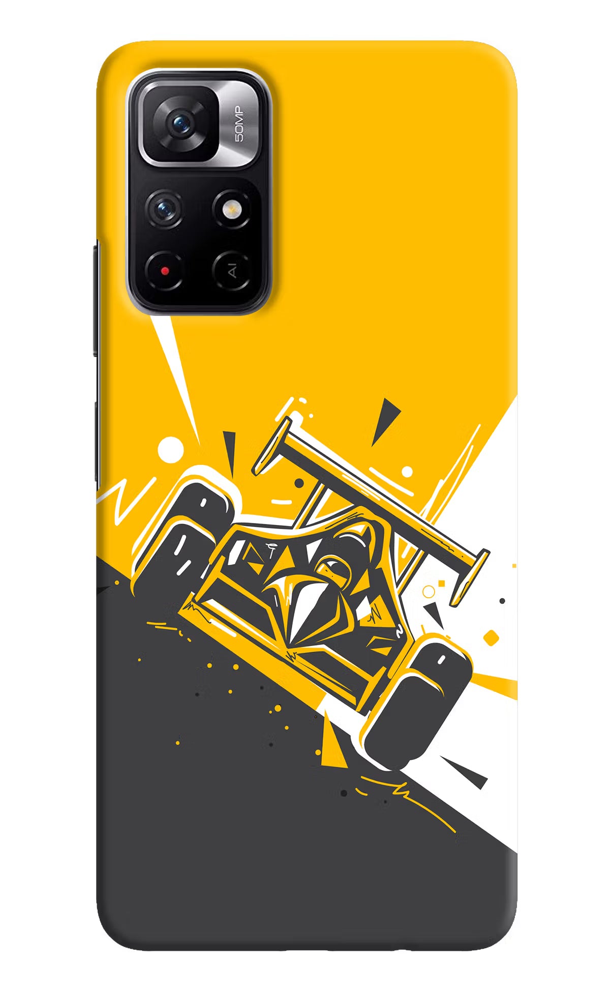 Track King Poco M4 Pro 5G Hard Case Back Cover by Casekaro