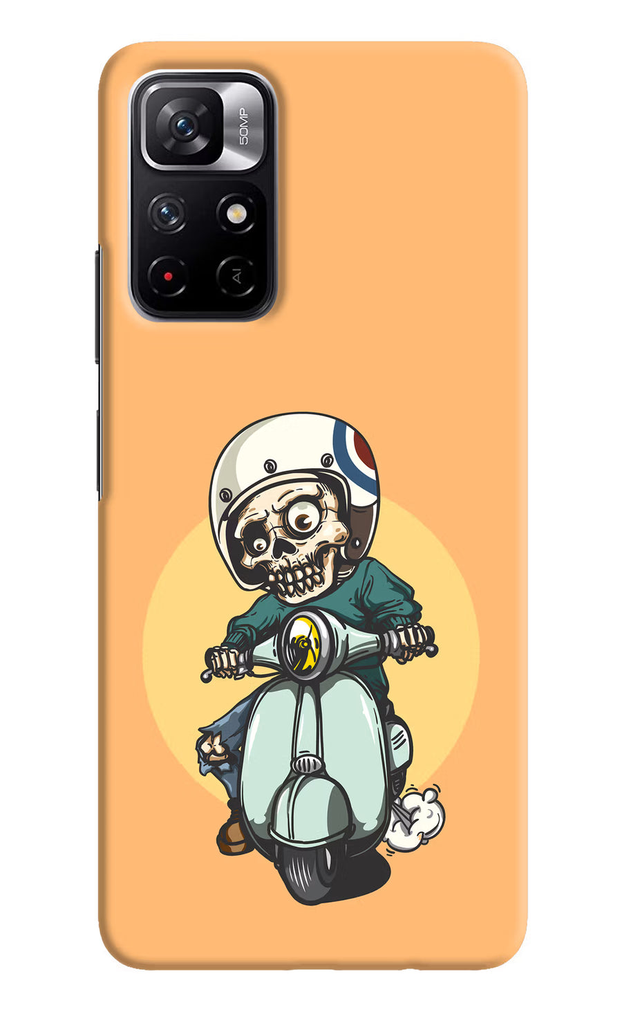 Undead Biker Poco M4 Pro 5G Back Cover, Hard case