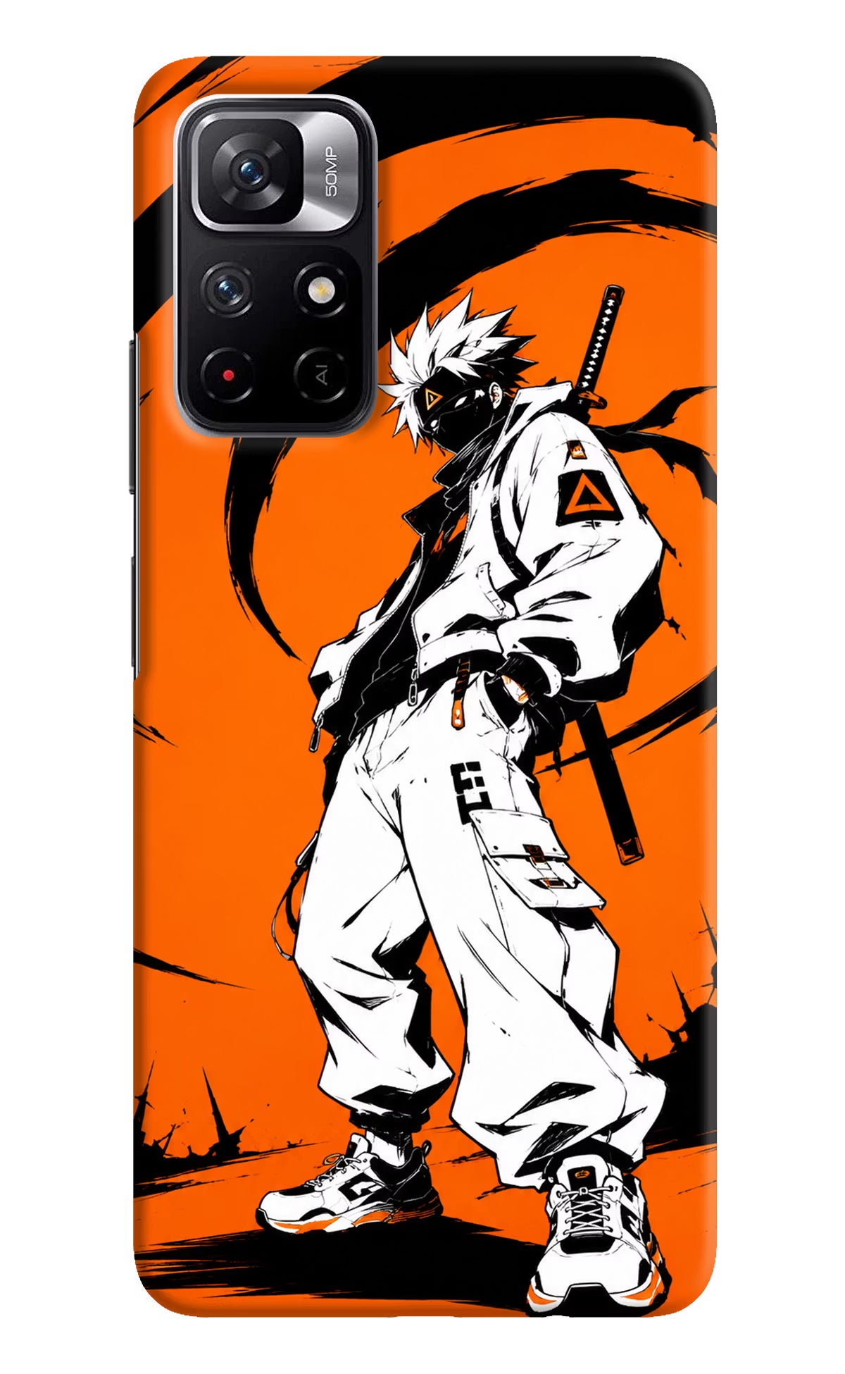 Street Samurai  Poco M4 Pro 5G Hard Case Back Cover by Casekaro