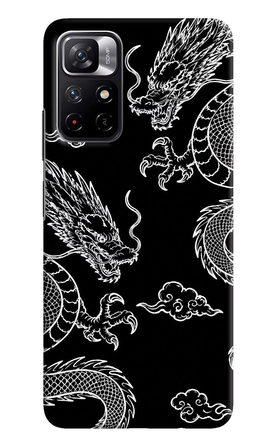 Twin Dragons Poco M4 Pro 5G Back Cover, Hard case