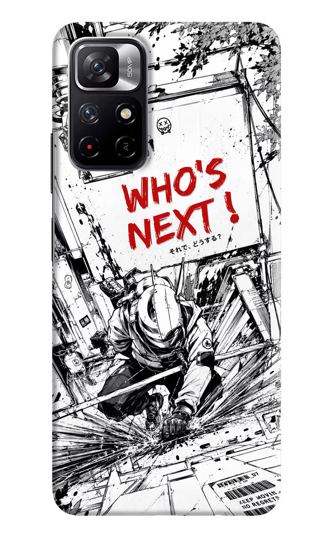 Who's Next Poco M4 Pro 5G Hard Case Back Cover by Casekaro