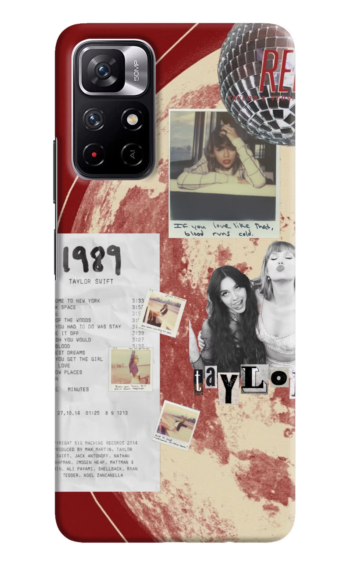 Taylor Swift Poco M4 Pro 5G Back Cover