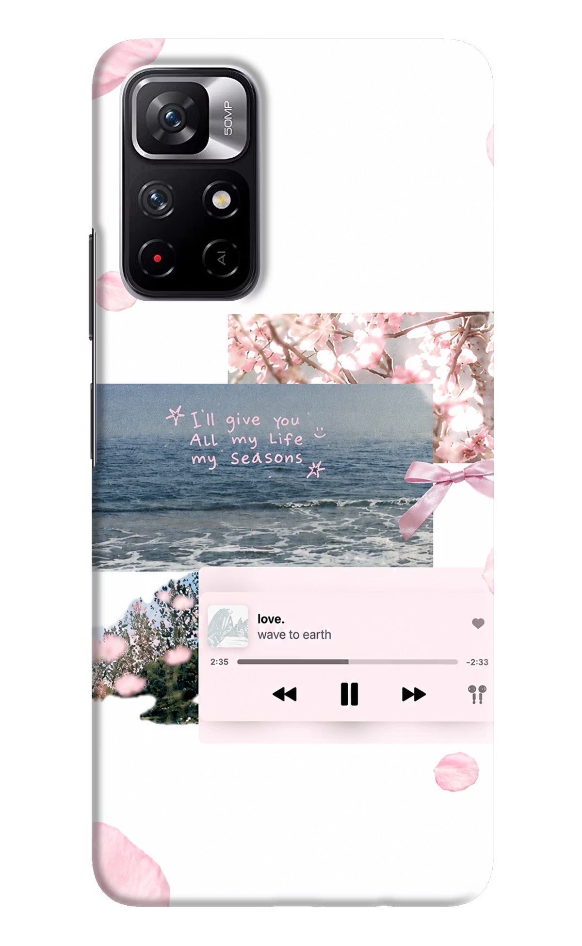 Wave to earth Poco M4 Pro 5G Back Cover