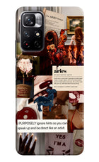 Zodiac Aries Poco M4 Pro 5G Hard Case Back Cover by Casekaro