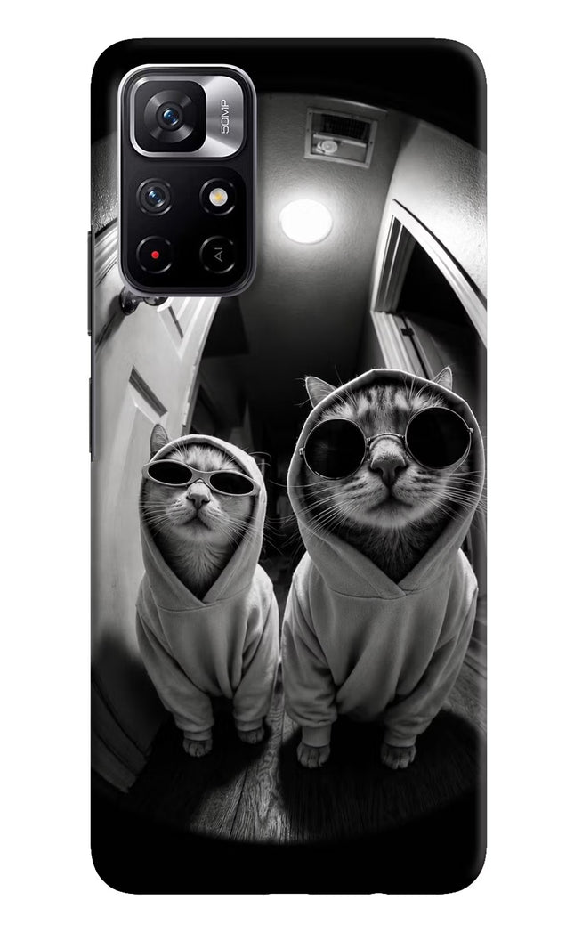 Hood Cats Poco M4 Pro 5G Hard Case Back Cover by Casekaro