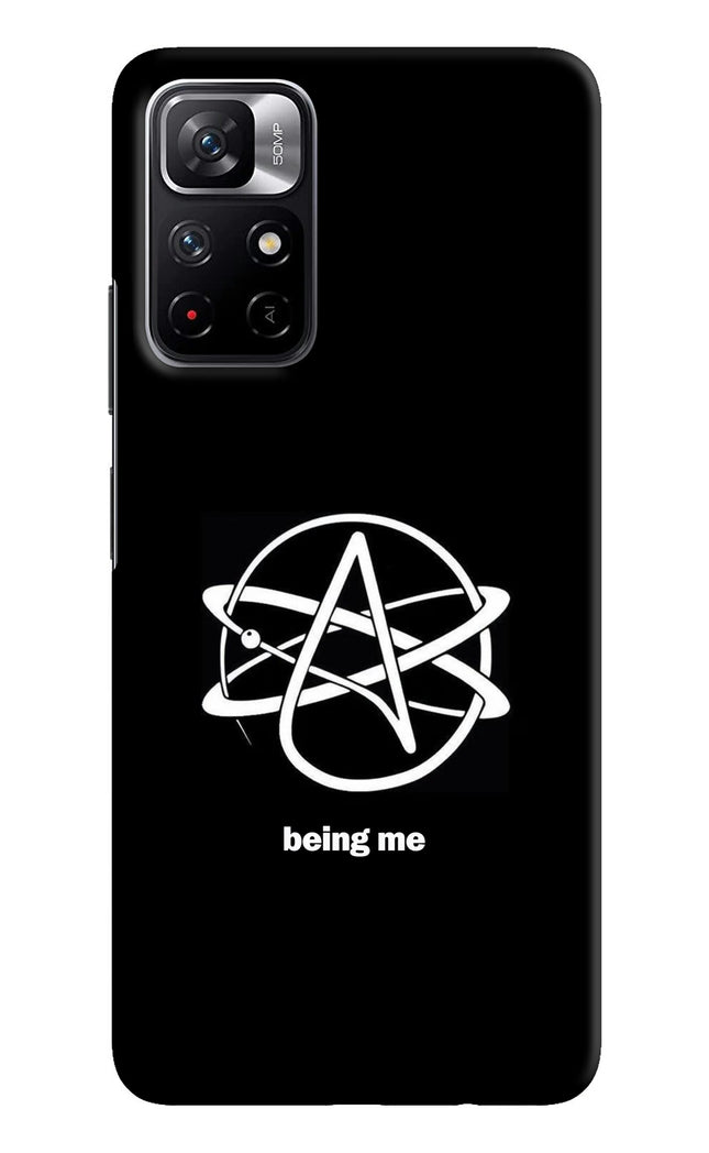 Atheist Symbol Poco M4 Pro 5G Hard Case Back Cover by Casekaro