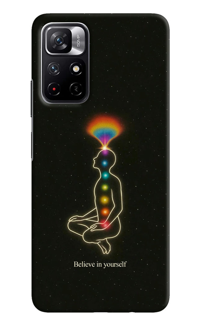 Believe in yourself Poco M4 Pro 5G Hard Case Back Cover by Casekaro