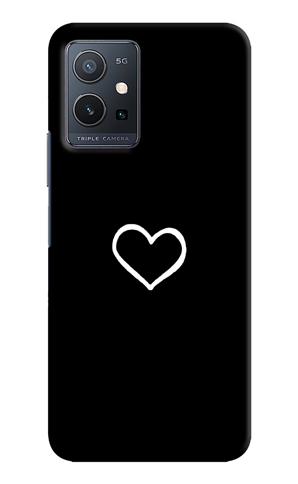 Heart IQOO Z6 5G (not 44W) Hard Case Back Cover by Casekaro