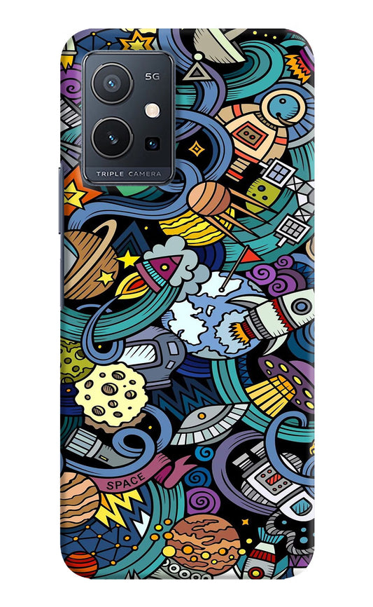 Space Abstract IQOO Z6 5G (not 44W) Hard Case Back Cover by Casekaro
