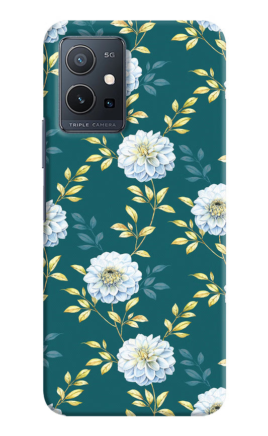 Flowers IQOO Z6 5G (not 44W) Hard Case Back Cover by Casekaro