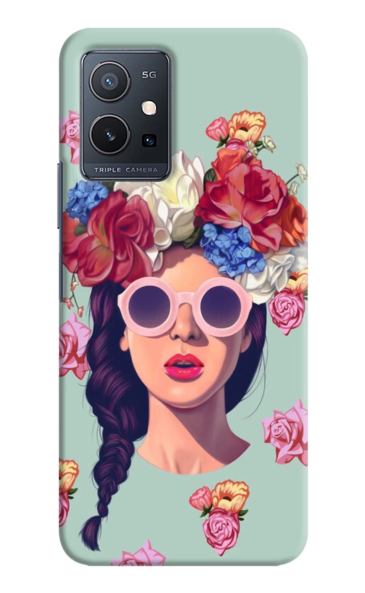 Pretty Girl IQOO Z6 5G (not 44W) Hard Case Back Cover by Casekaro
