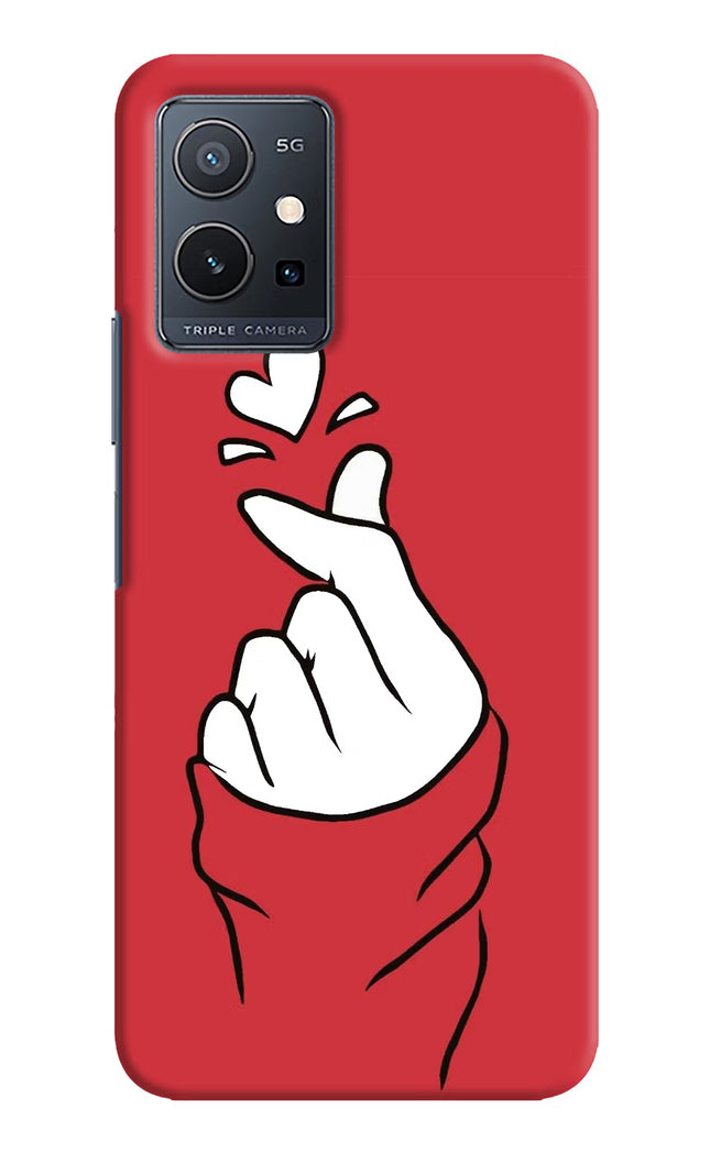 Korean Love Sign IQOO Z6 5G (not 44W) Hard Case Back Cover by Casekaro