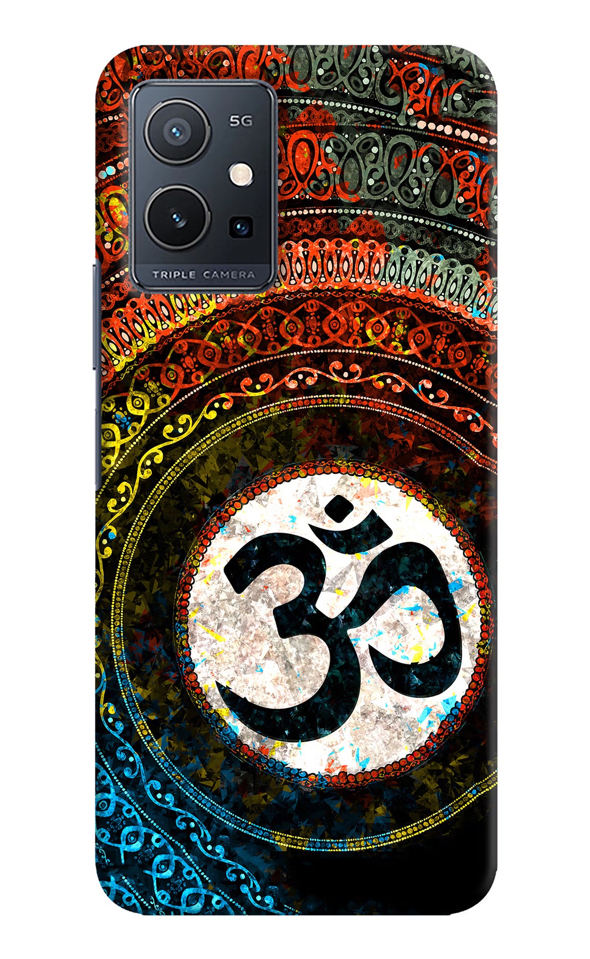 Om Cultural IQOO Z6 5G (not 44W) Hard Case Back Cover by Casekaro