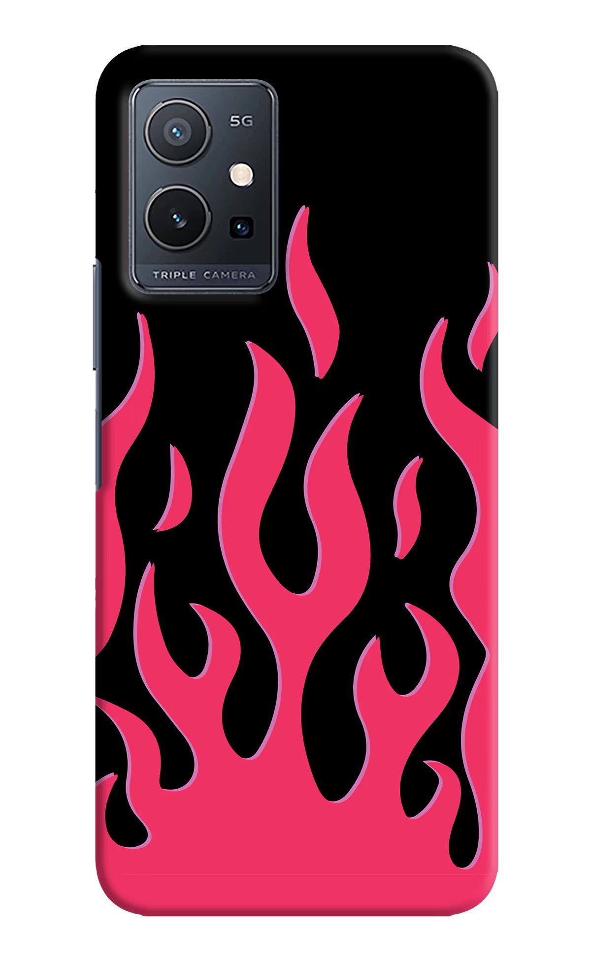 Fire Flames IQOO Z6 5G (not 44W) Hard Case Back Cover by Casekaro