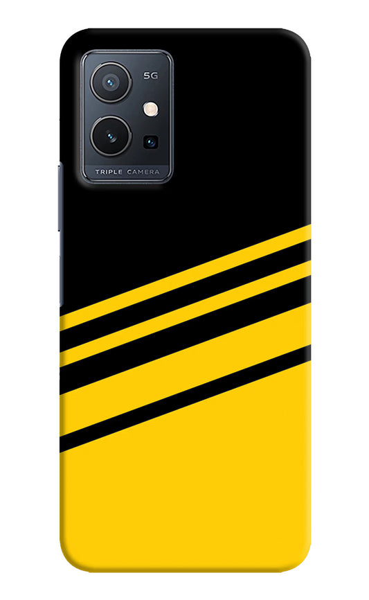 Yellow Shades IQOO Z6 5G (not 44W) Hard Case Back Cover by Casekaro