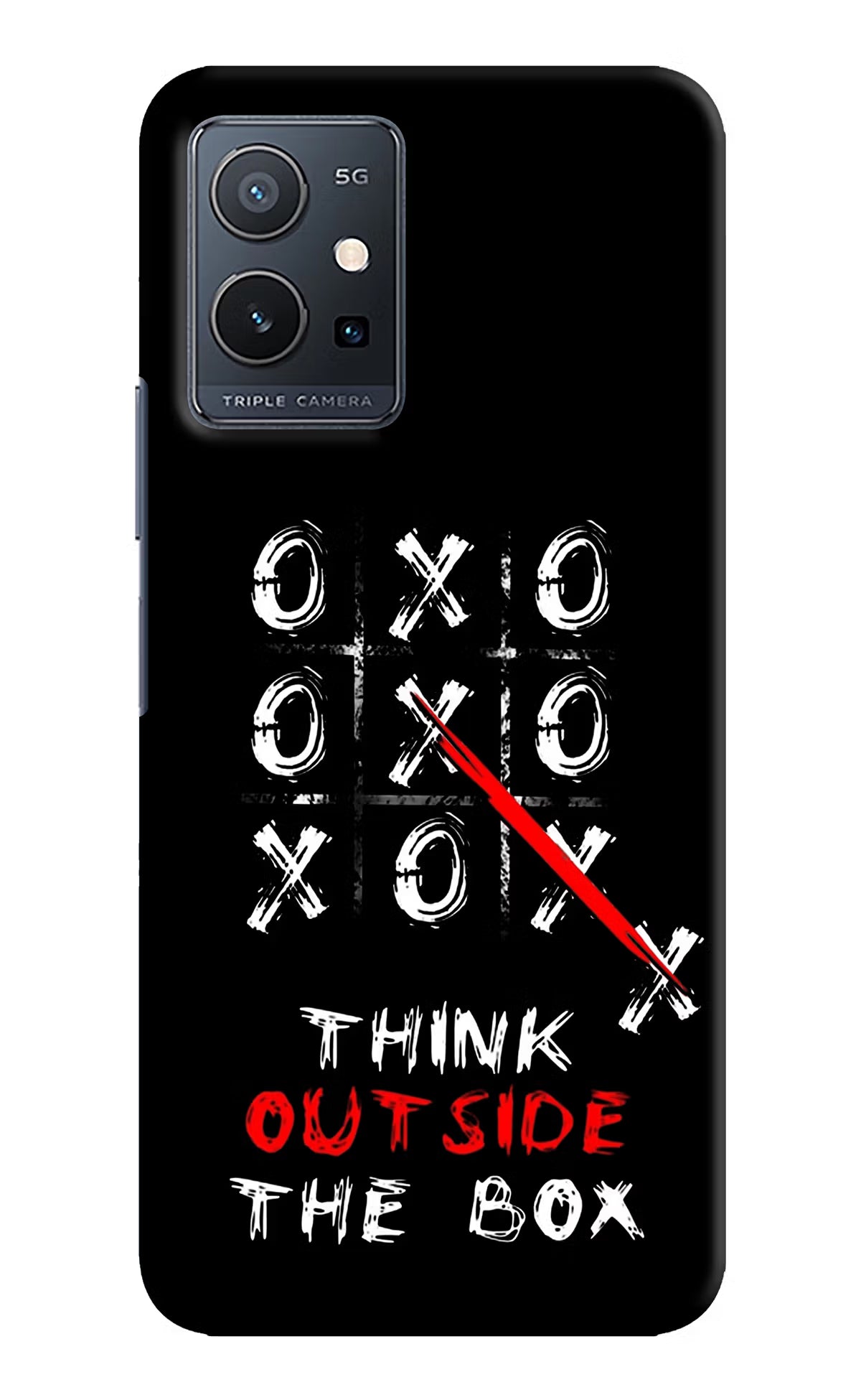 Think out of the BOX IQOO Z6 5G (not 44W) Hard Case Back Cover by Casekaro