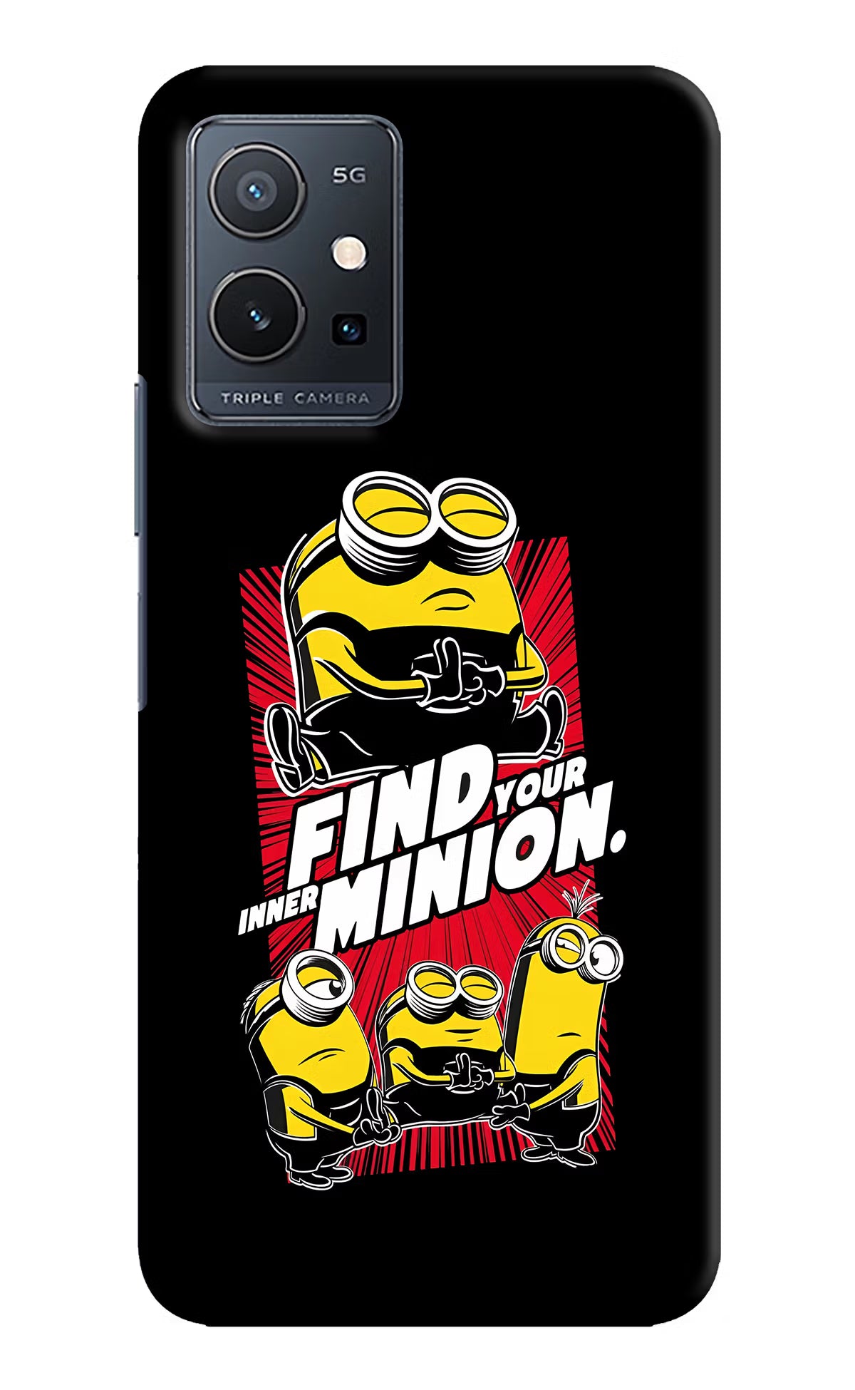 Find your inner Minion IQOO Z6 5G (not 44W) Hard Case Back Cover by Casekaro