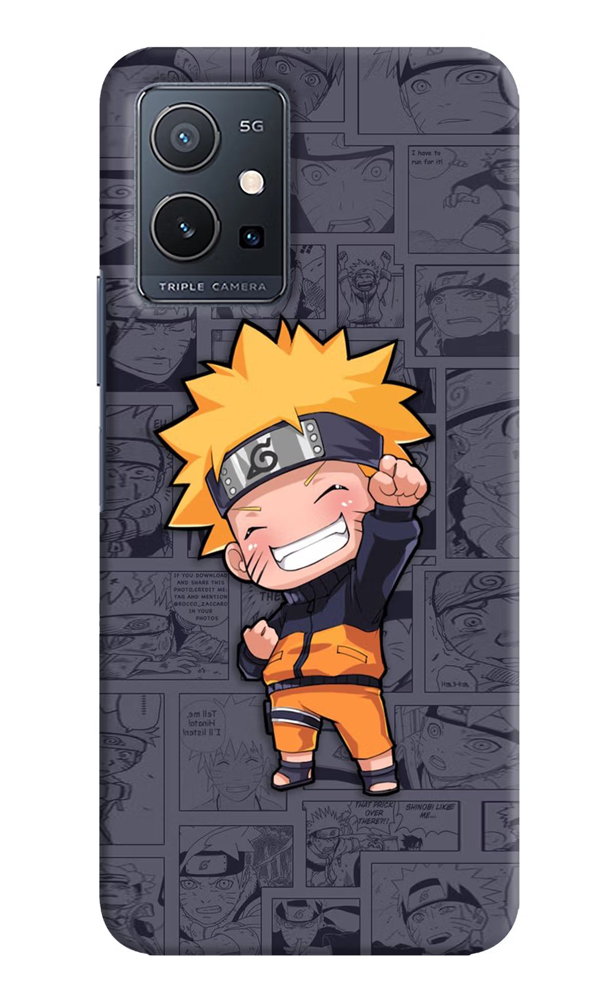 Chota Naruto IQOO Z6 5G (not 44W) Hard Case Back Cover by Casekaro