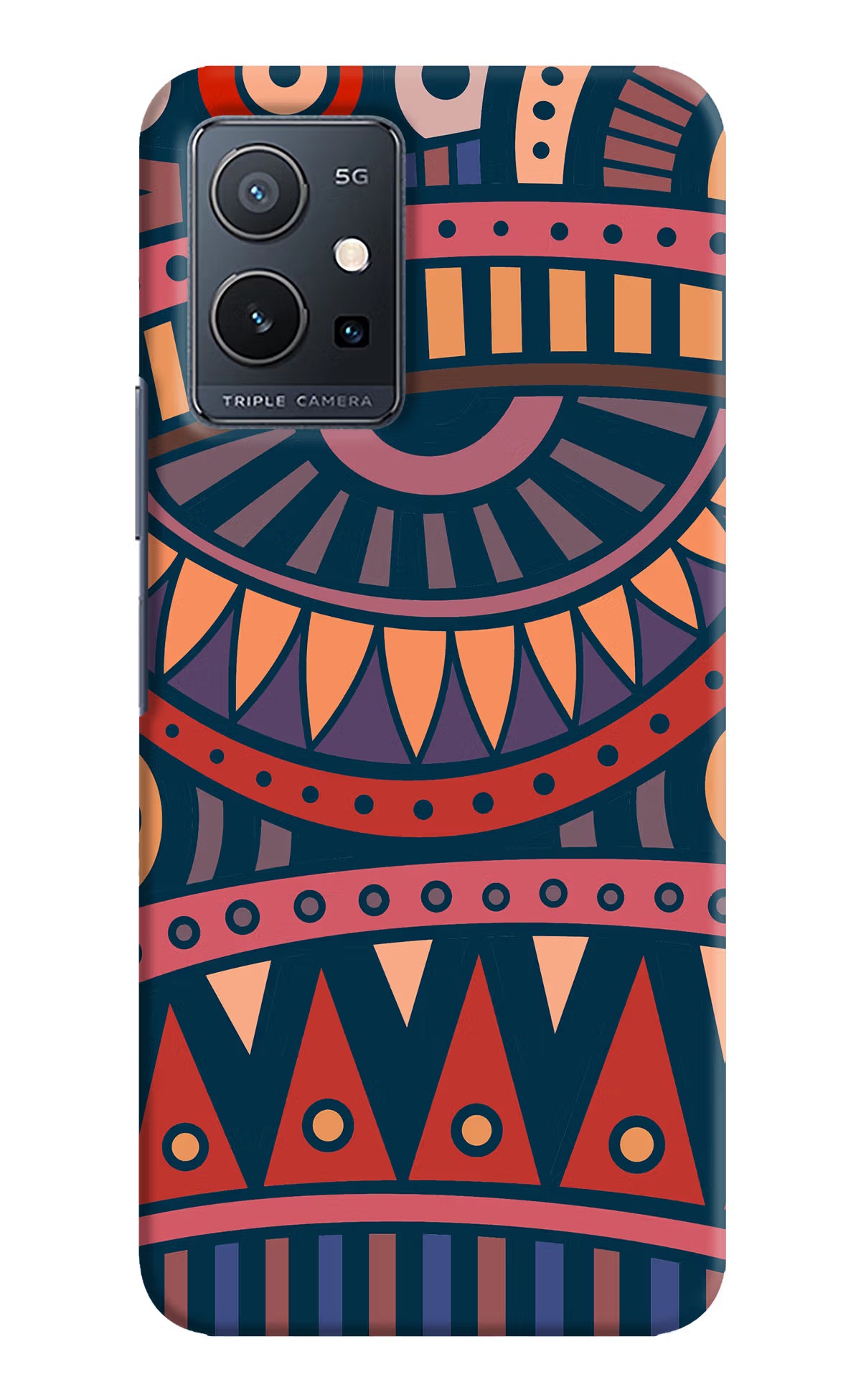African Culture Design IQOO Z6 5G (not 44W) Hard Case Back Cover by Casekaro