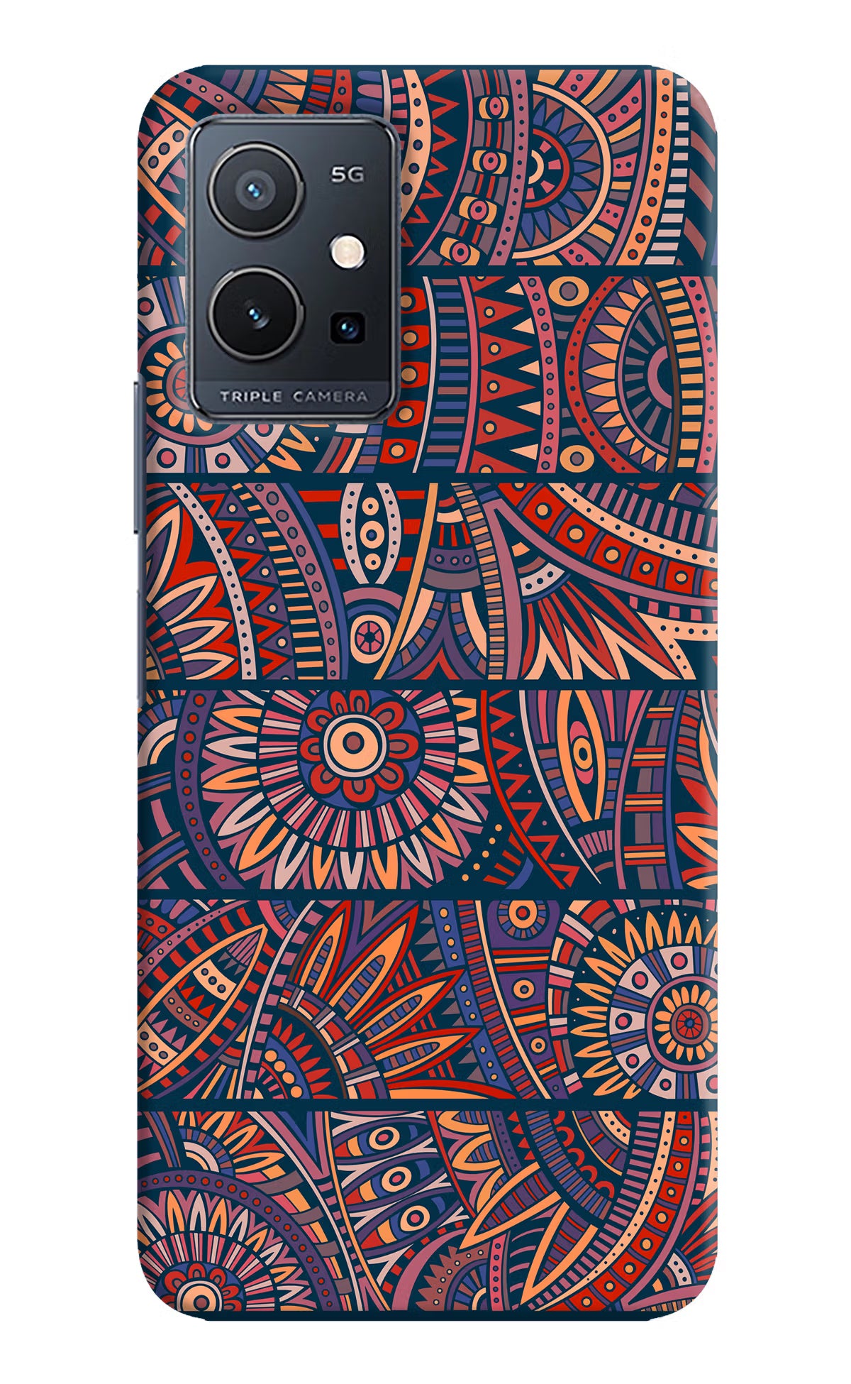 African Culture Design IQOO Z6 5G (not 44W) Hard Case Back Cover by Casekaro