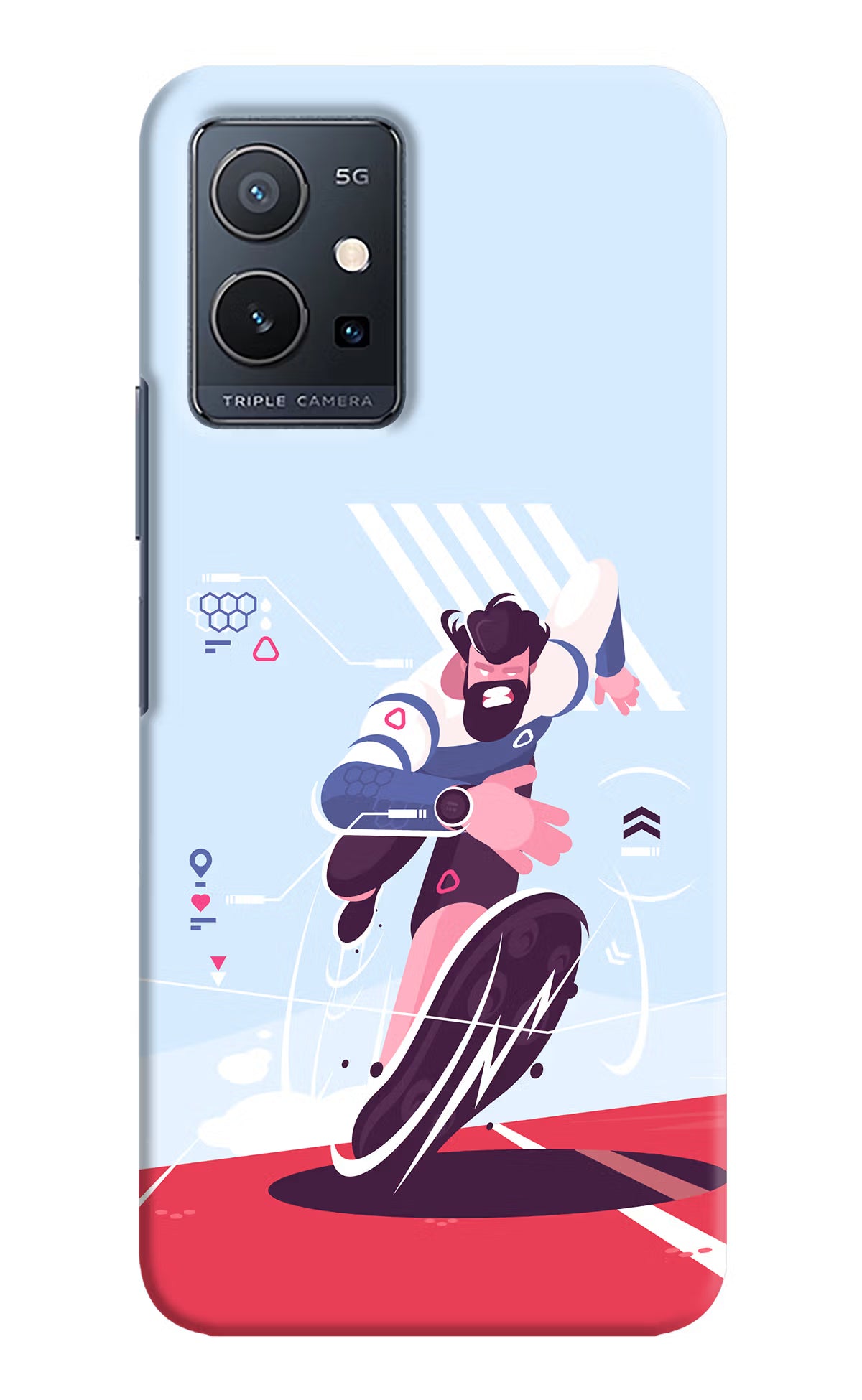 Run Pro IQOO Z6 5G (not 44W) Hard Case Back Cover by Casekaro