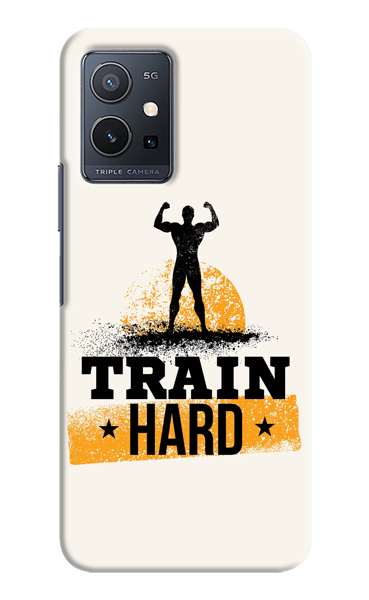 Train Hard IQOO Z6 5G (not 44W) Hard Case Back Cover by Casekaro