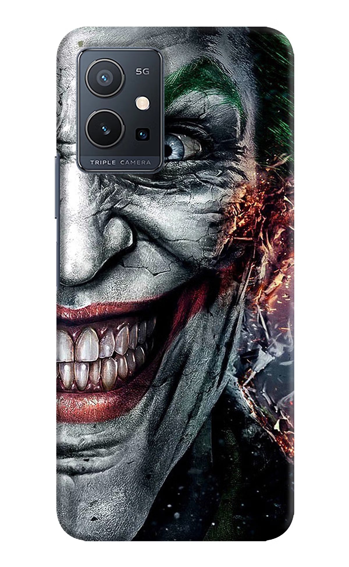 Joker Cam IQOO Z6 5G (not 44W) Hard Case Back Cover by Casekaro