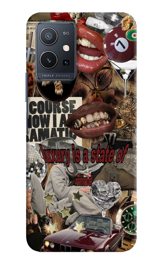 Luxury IQOO Z6 5G (not 44W) Hard Case Back Cover by Casekaro