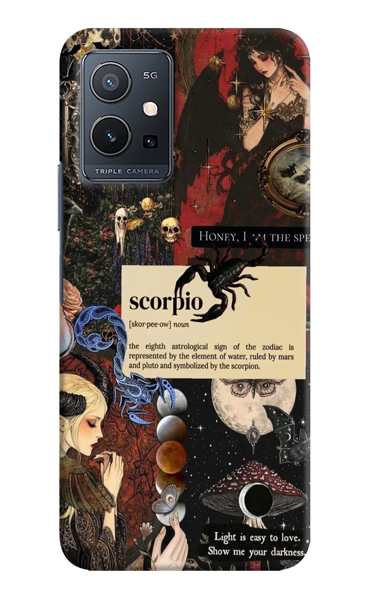 Scorpio Zodiac IQOO Z6 5G (not 44W) Hard Case Back Cover by Casekaro