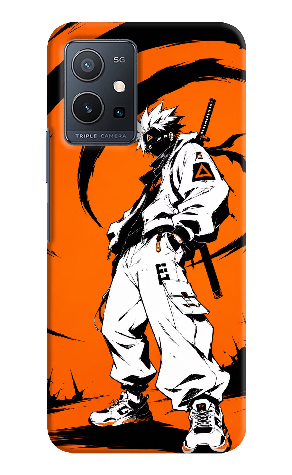 Street Samurai  IQOO Z6 5G (not 44W) Hard Case Back Cover by Casekaro