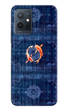 Koi Blue IQOO Z6 5G (not 44W) Back Cover