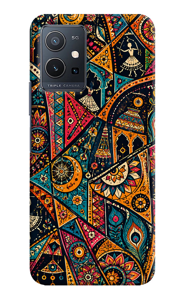Folk Print IQOO Z6 5G (not 44W) Hard Case Back Cover by Casekaro