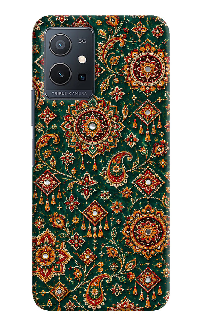 Green Pataka IQOO Z6 5G (not 44W) Hard Case Back Cover by Casekaro