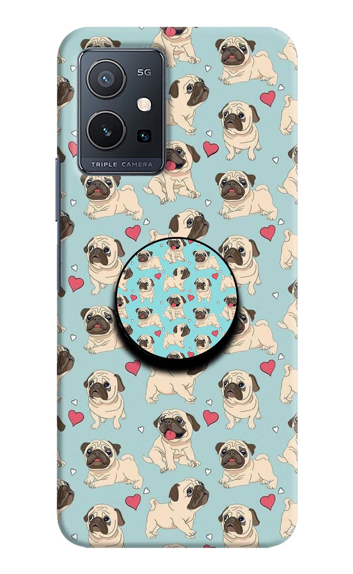 Pug Dog IQOO Z6 5G (not 44W) Pop Case by Casekaro