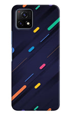 Abstract Design Vivo Y72 5G Hard Case Back Cover by Casekaro